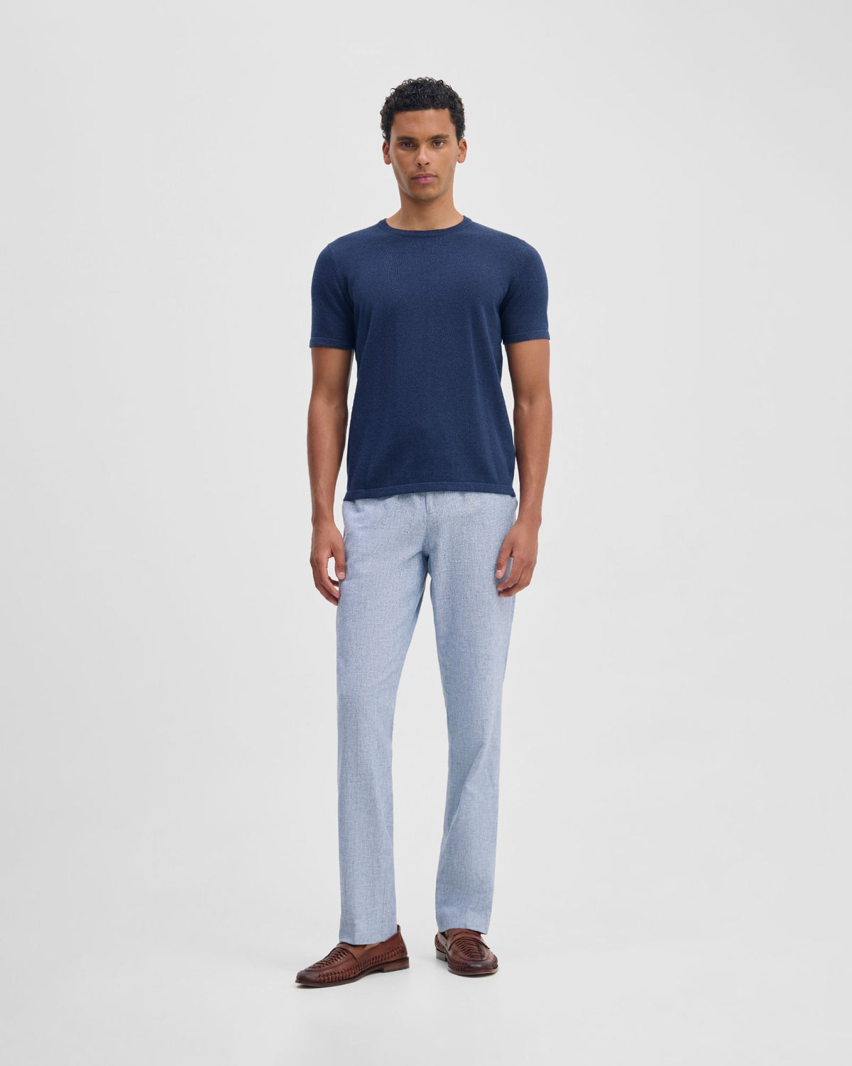 Theo Knitted T Shirt MENS KNITWEAR