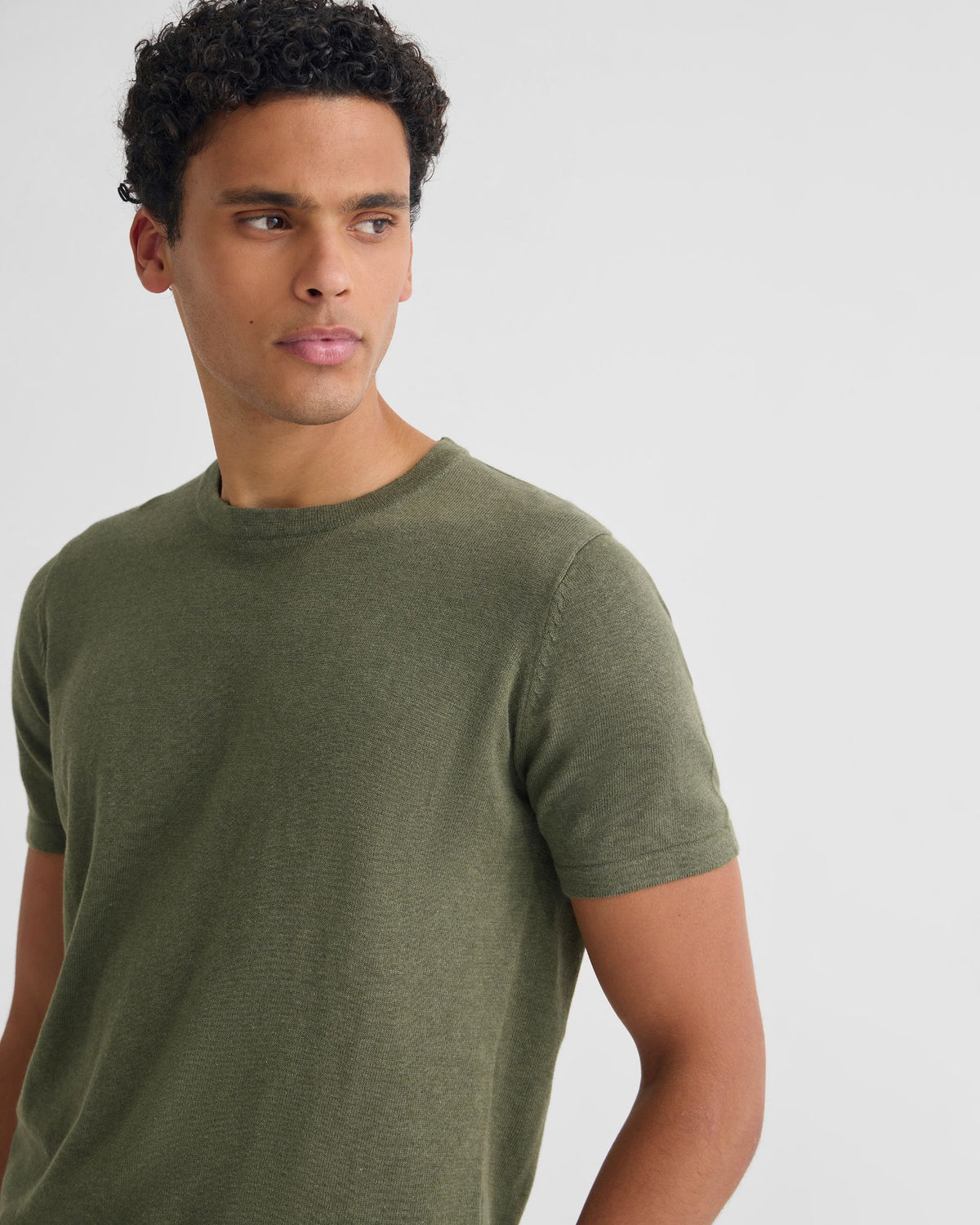 Theo Knitted T Shirt MENS KNITWEAR