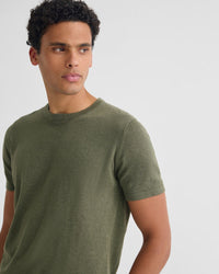 Theo Knitted T Shirt MENS KNITWEAR