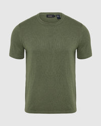 Theo Knitted T Shirt MENS KNITWEAR