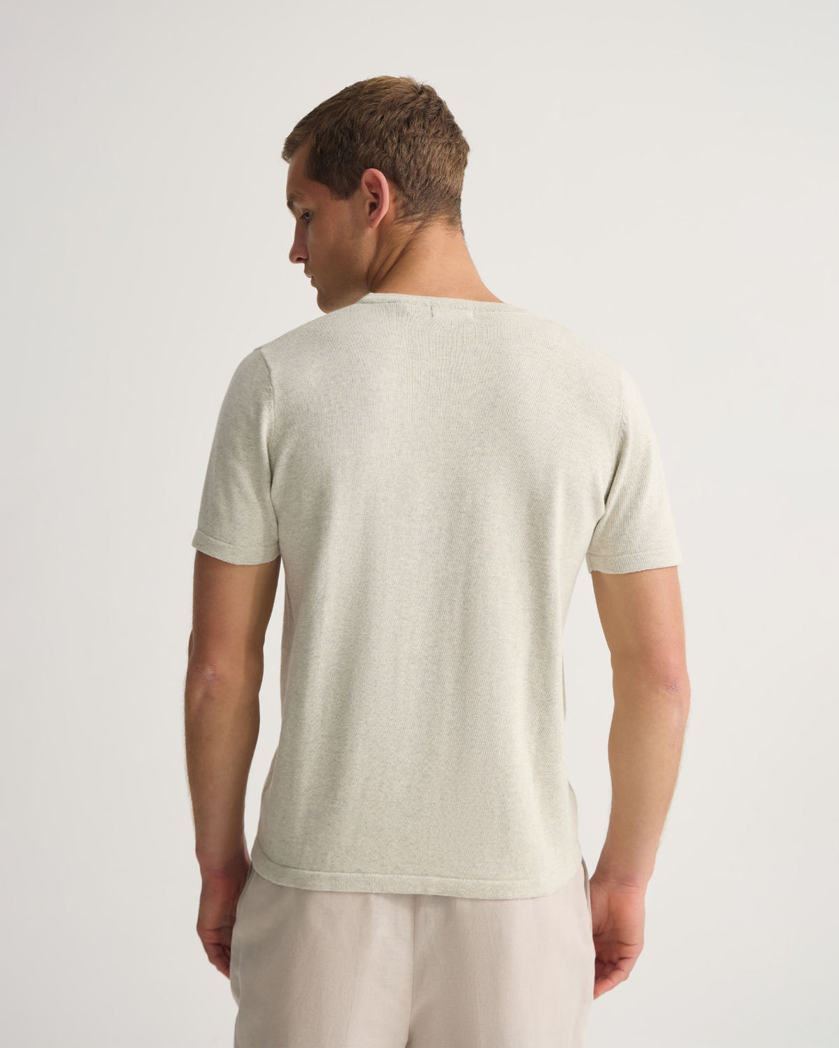 Theo Knitted T Shirt MENS KNITWEAR