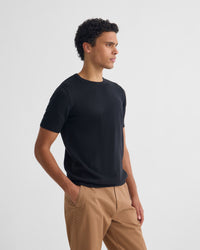 Theo Knitted T Shirt MENS KNITWEAR