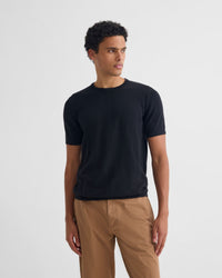 Theo Knitted T Shirt MENS KNITWEAR