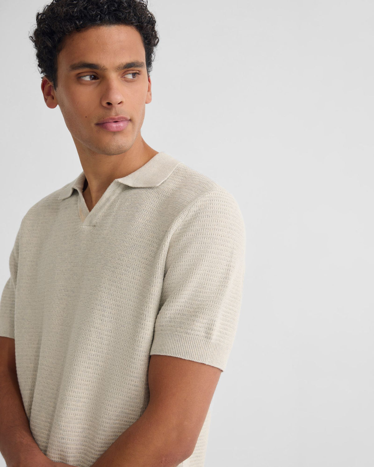 Corbin Knitted Polo MENS KNITWEAR