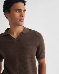 Corbin Knitted Polo MENS KNITWEAR