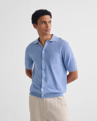 Jack Knitted Button Up Shirt MENS KNITWEAR