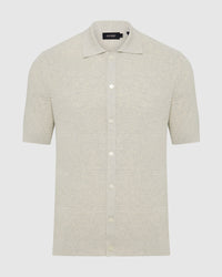 Jack Knitted Button Up Shirt MENS KNITWEAR