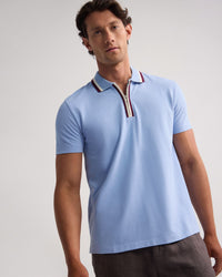 Orwell Zip Neck Polo MENS KNITS