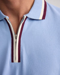 Orwell Zip Neck Polo MENS KNITS