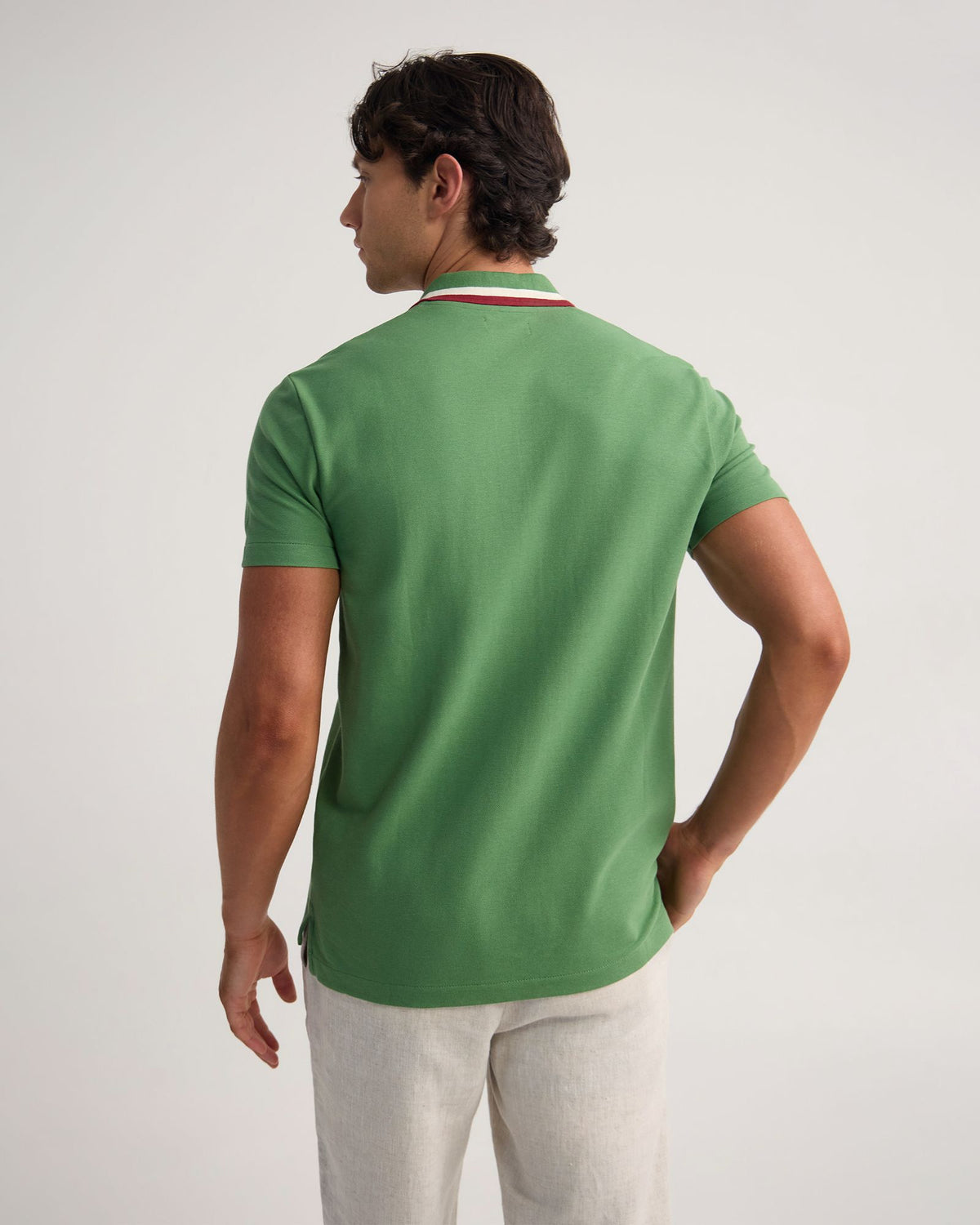Orwell Zip Neck Polo MENS KNITS