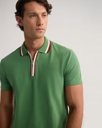 Orwell Zip Neck Polo MENS KNITS