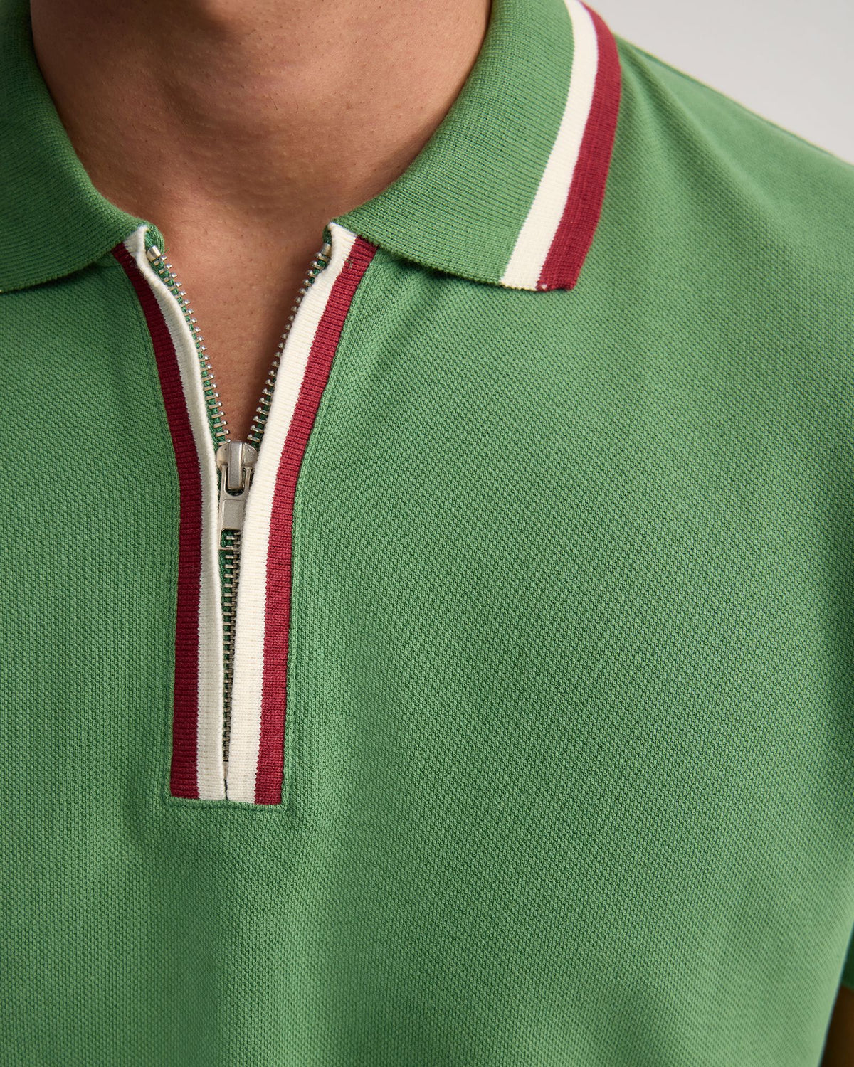 Orwell Zip Neck Polo MENS KNITS
