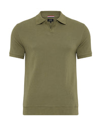 Beau Waffle Polo MENS KNITS
