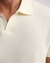 Beau Waffle Polo MENS KNITS