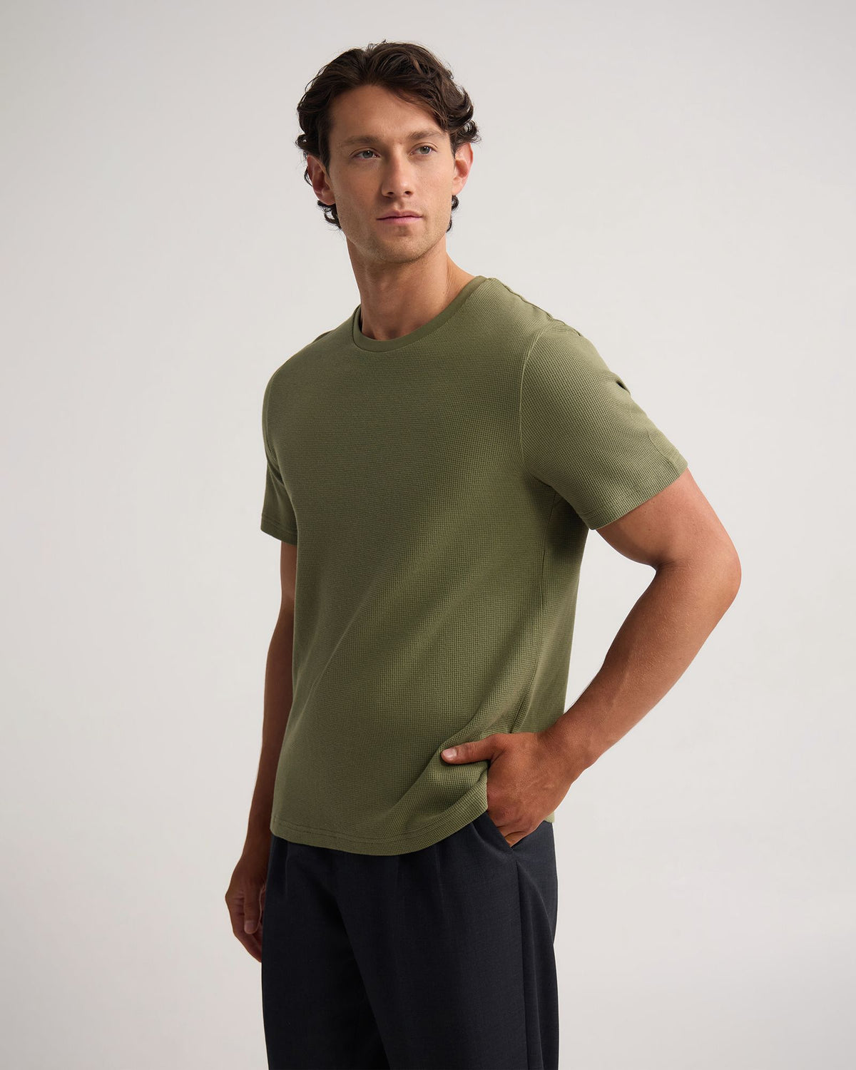 Quill Waffle T-Shirt MENS KNITS