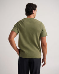 Quill Waffle T-Shirt MENS KNITS
