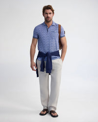 Milo Print Jersey Polo With Pocket