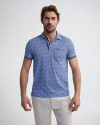Milo Print Jersey Polo With Pocket