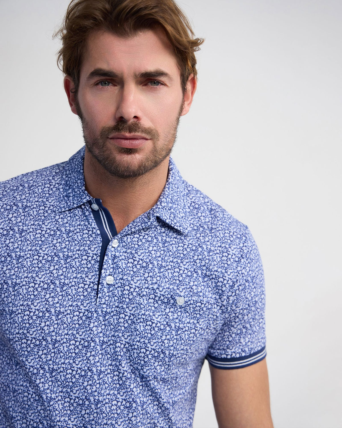 Milo Print Jersey Polo With Pocket