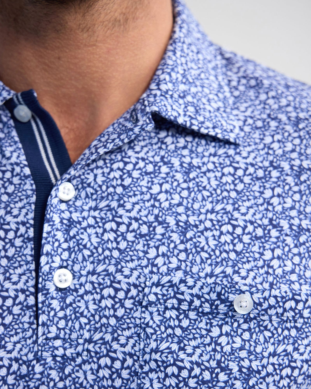 Milo Print Jersey Polo With Pocket