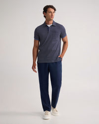 Milo Print Jersey Polo With Pocket MENS KNITS