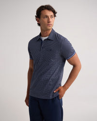Milo Print Jersey Polo With Pocket MENS KNITS