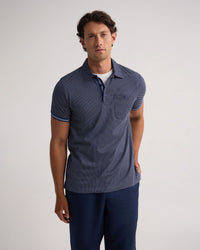 Milo Print Jersey Polo With Pocket MENS KNITS