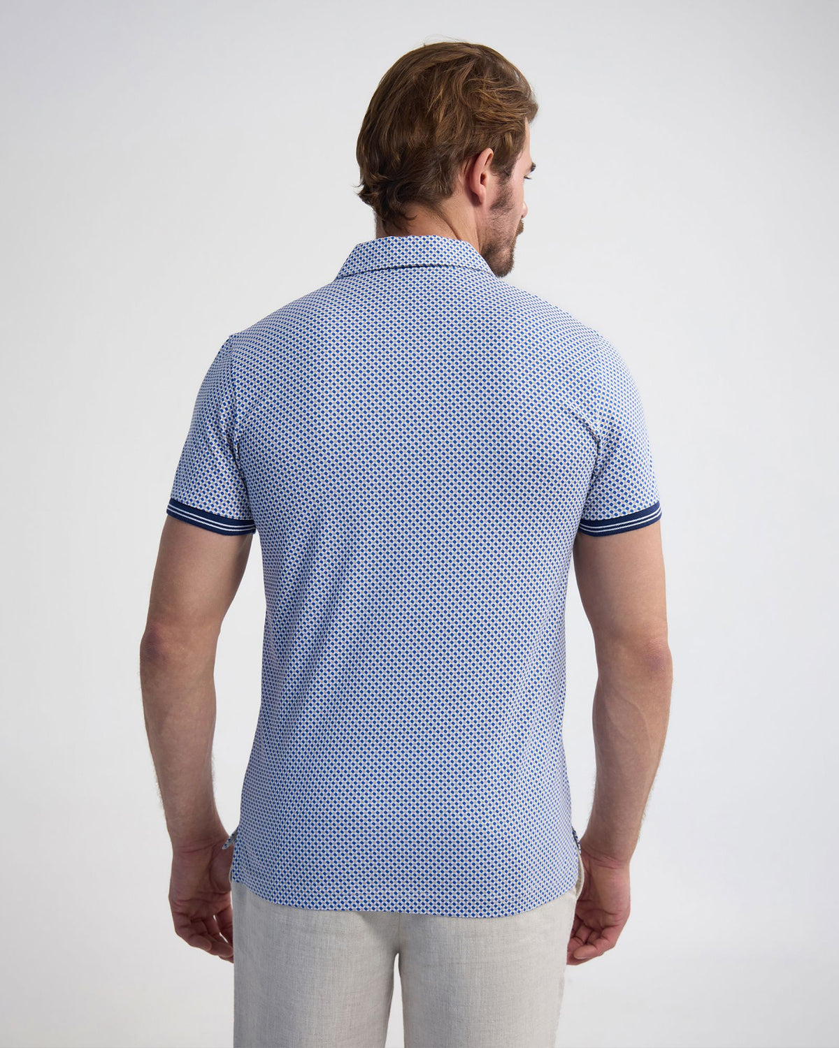 Milo Print Jersey Polo With Pocket