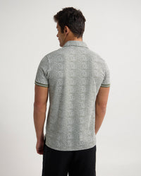 Milo Print Jersey Polo With Pocket