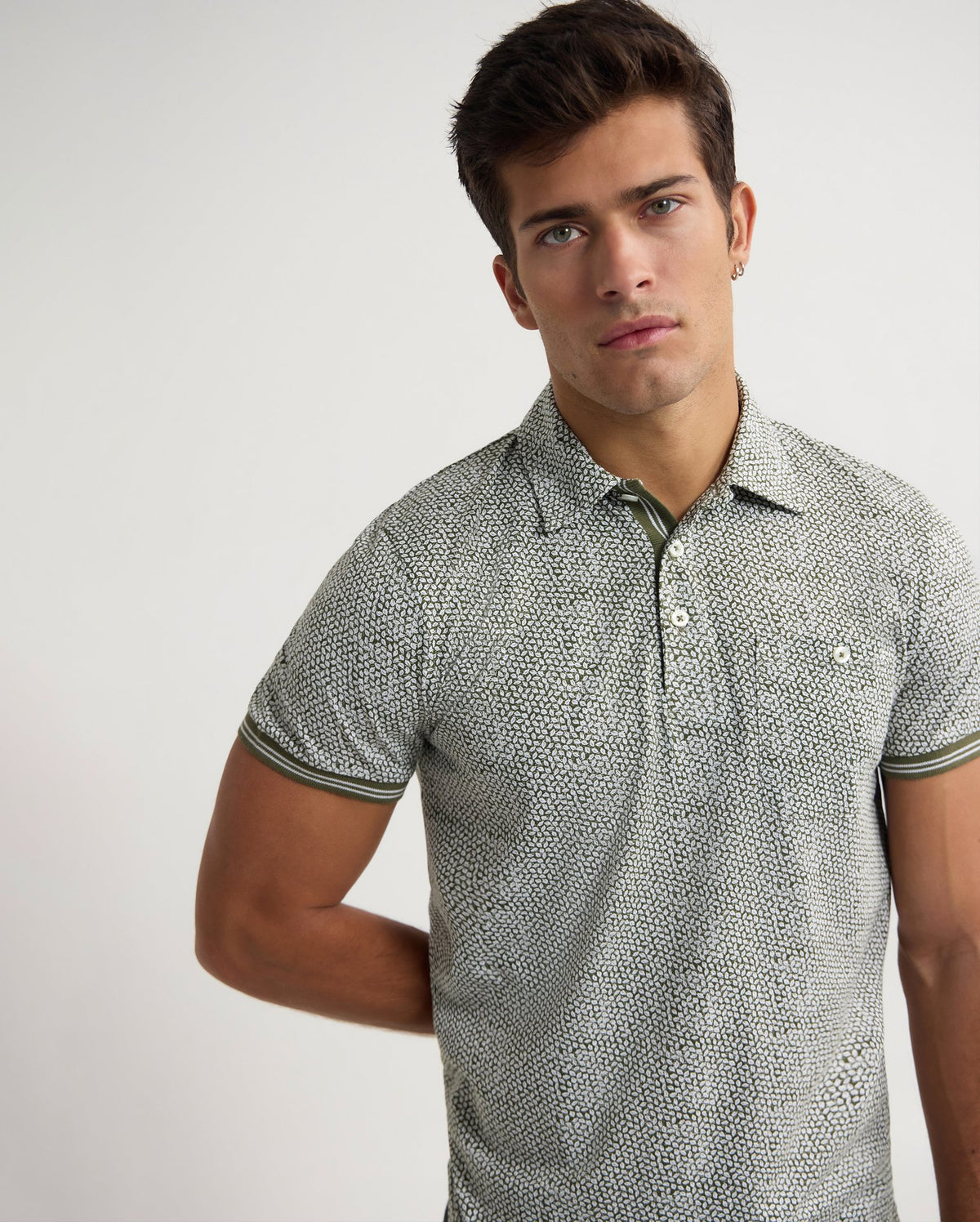 Milo Print Jersey Polo With Pocket