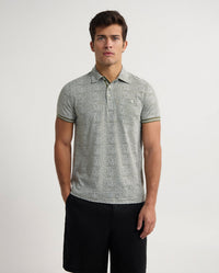 Milo Print Jersey Polo With Pocket