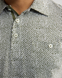 Milo Print Jersey Polo With Pocket