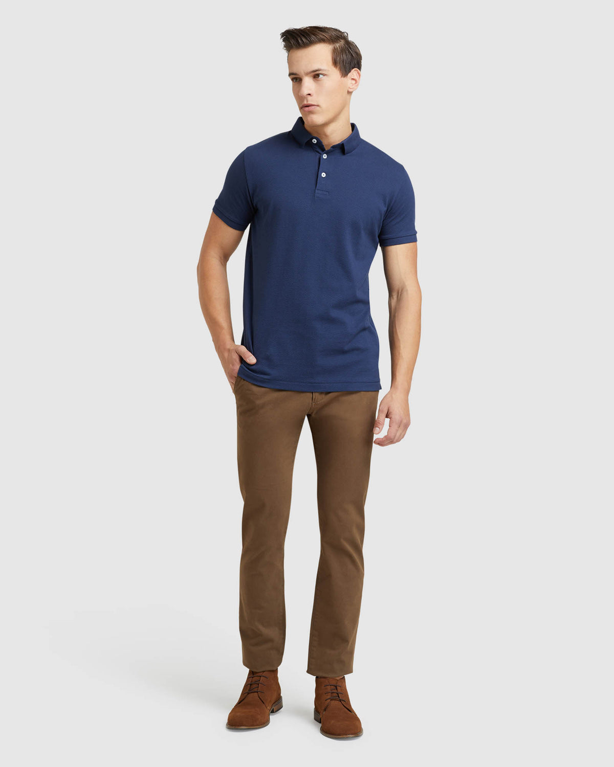 Austin Organic Cotton Knit Polo
