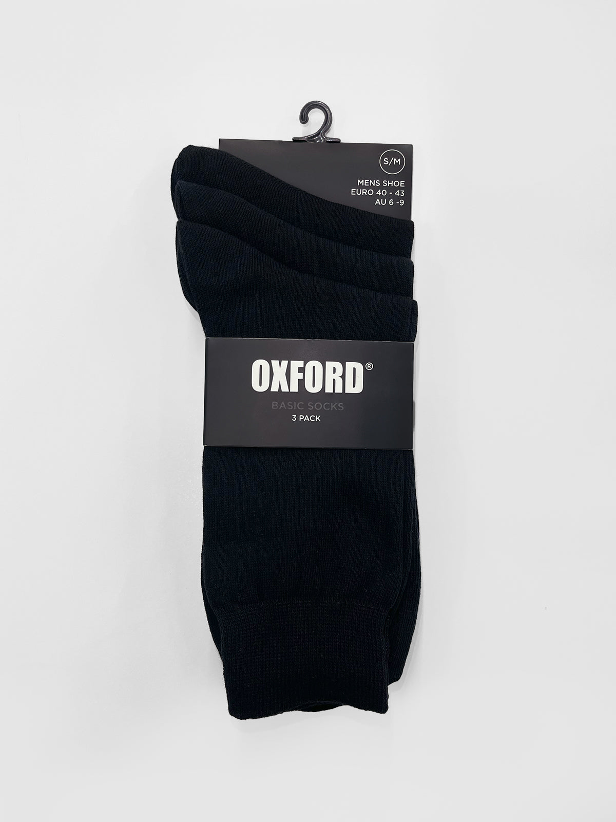 Mens Basic Socks 3 Pack MENS ACCESSORIES