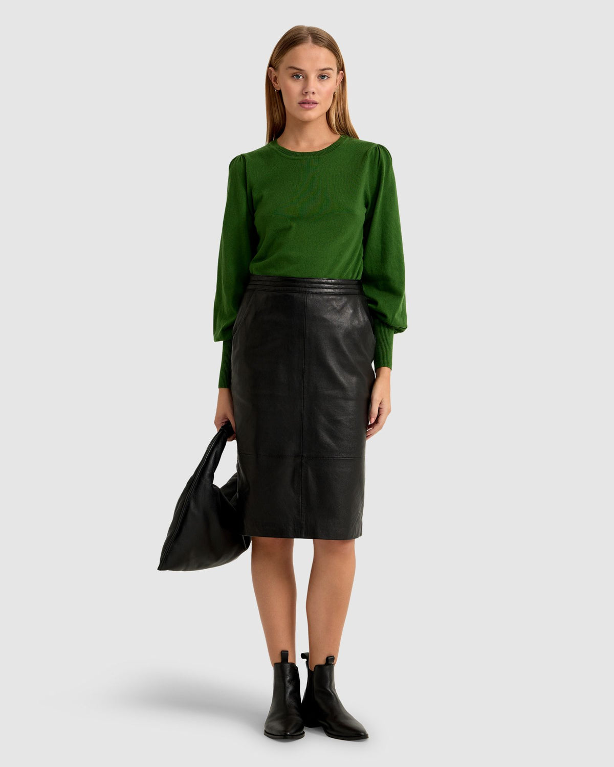 BECCY FULL SLEEVE KNIT TOP WOMENS KNITWEAR