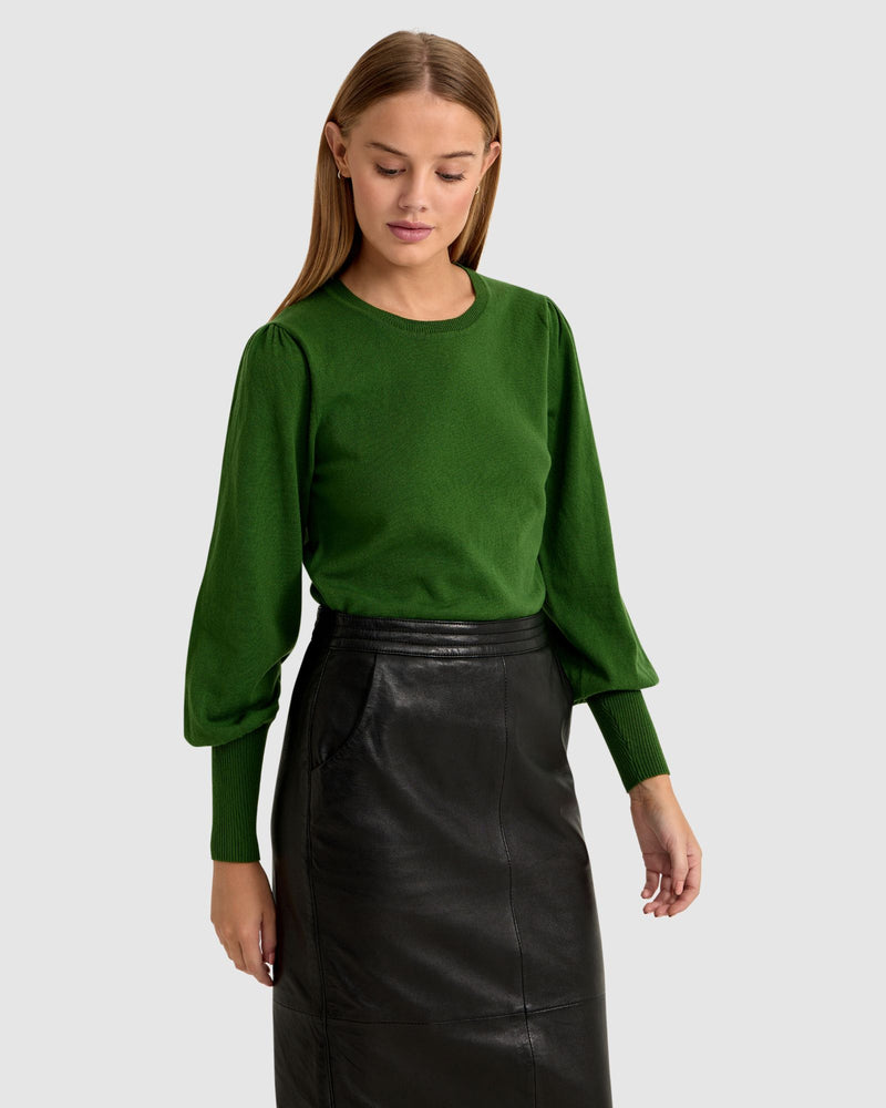 BECCY FULL SLEEVE KNIT TOP WOMENS KNITWEAR