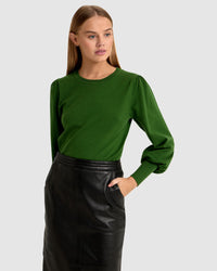 BECCY FULL SLEEVE KNIT TOP WOMENS KNITWEAR