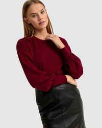 BECCY FULL SLEEVE KNIT TOP WOMENS KNITWEAR