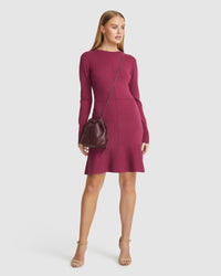 KIMMY KNIT MINI DRESS WOMENS DRESSES