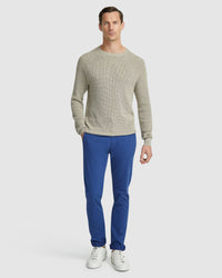 BILLY WAFFLE COTTON CASHMERE KNIT MENS KNITWEAR