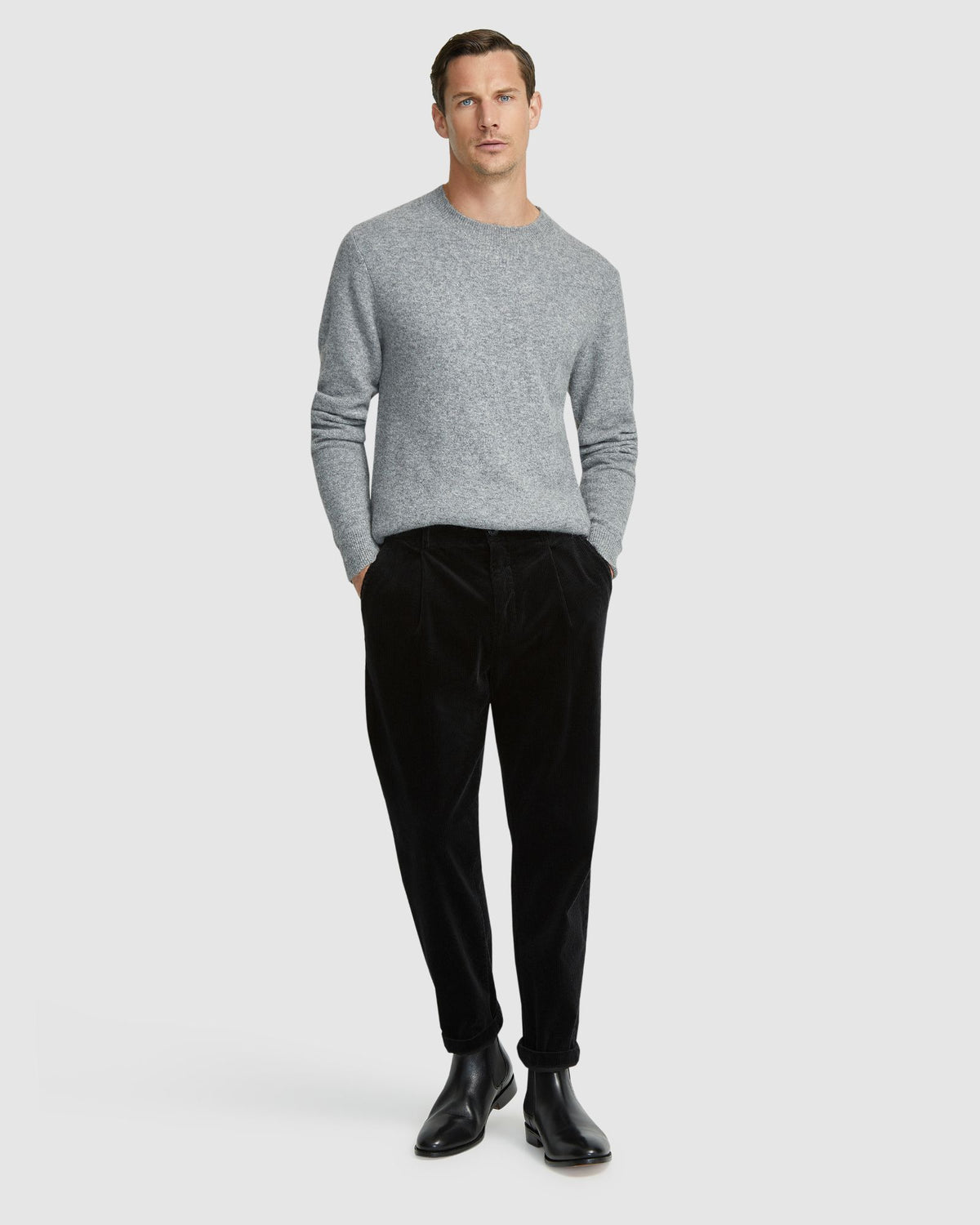 ARTHUR CREW NECK KNIT TOP MENS KNITWEAR
