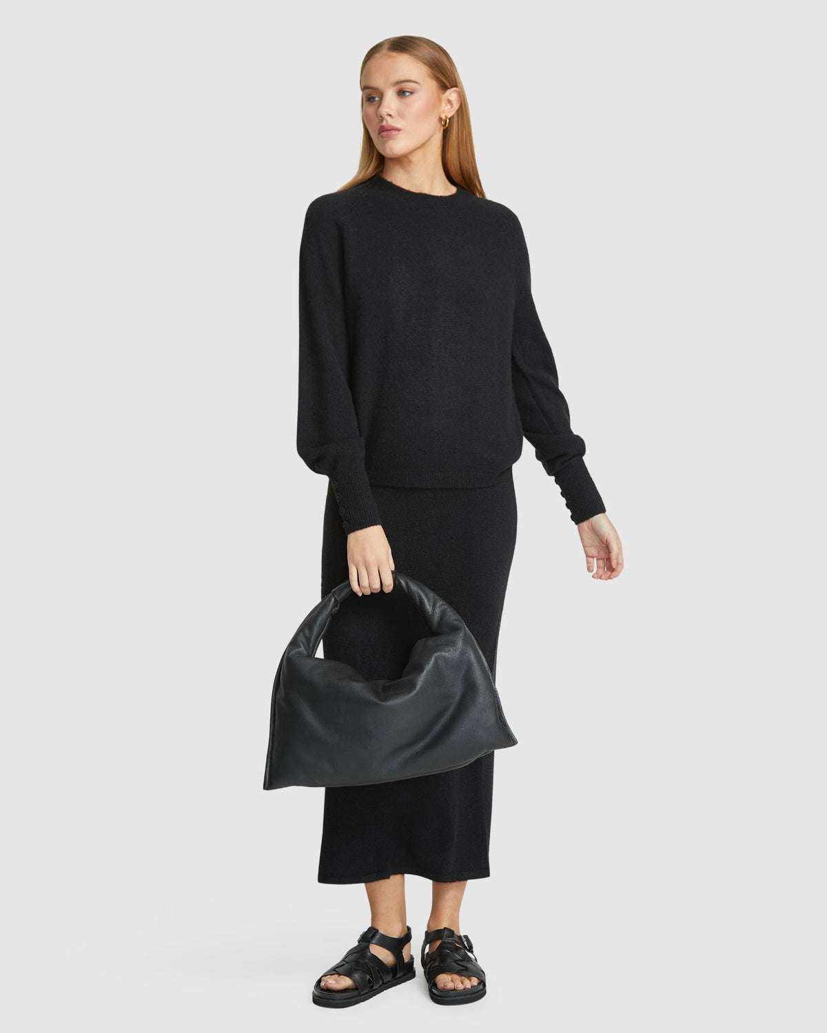 KOURTNEY YAK BLEND SOFT KNIT TOP WOMENS KNITWEAR