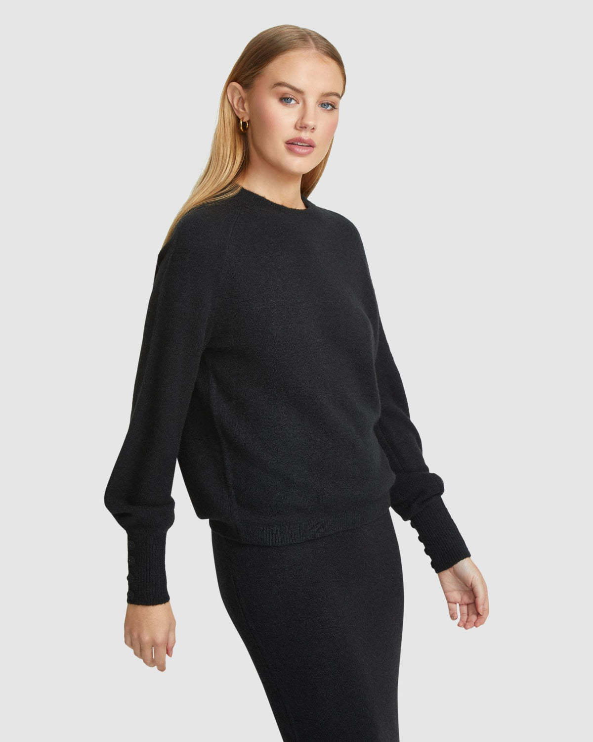 KOURTNEY YAK BLEND SOFT KNIT TOP WOMENS KNITWEAR