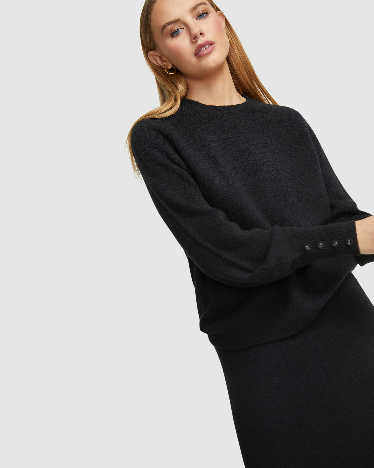 KOURTNEY YAK BLEND SOFT KNIT TOP WOMENS KNITWEAR