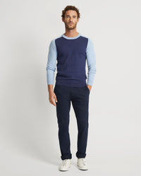 FINN CREW NECK CASHMERE BLEND TOP - AVAILABLE ~ 1-2 weeks MENS KNITWEAR