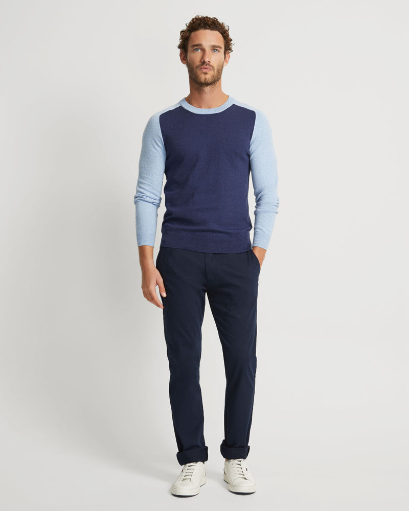 FINN CREW NECK CASHMERE BLEND TOP - AVAILABLE ~ 1-2 weeks MENS KNITWEAR