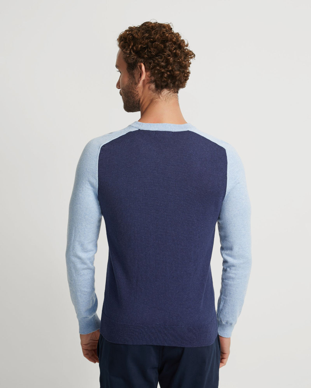 FINN CREW NECK CASHMERE BLEND TOP - AVAILABLE ~ 1-2 weeks MENS KNITWEAR