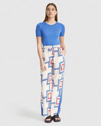 GRACE CASHMERE BLEND KNITTED TOP WOMENS KNITWEAR