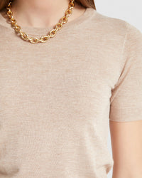 GRACE CASHMERE BLEND KNITTED TOP WOMENS KNITWEAR