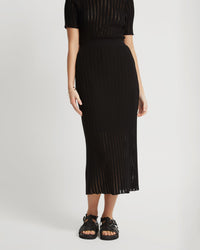LILY KNITTED SKIRT WOMENS SKIRTS